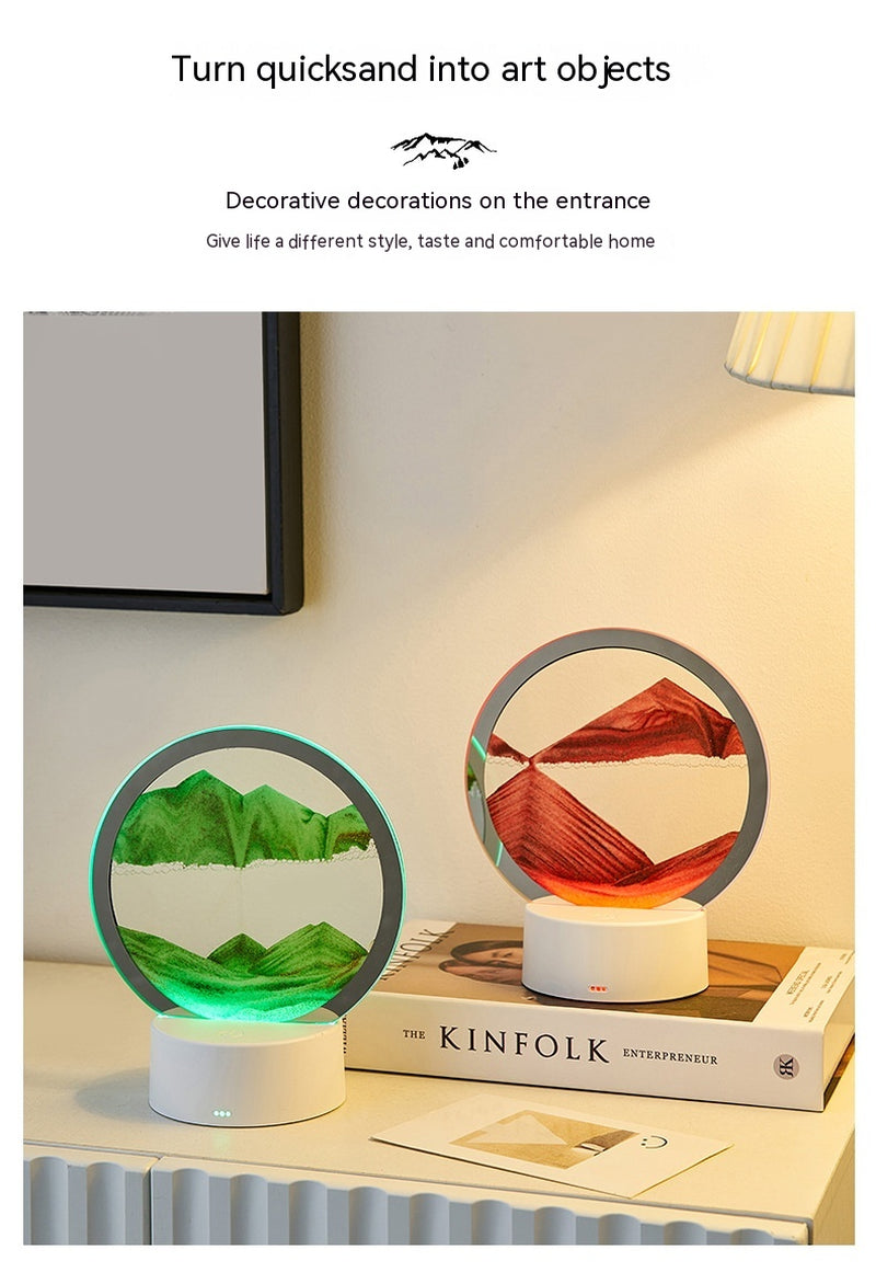 Elegant Quicksand Decorative Lamp for Unique Gifting