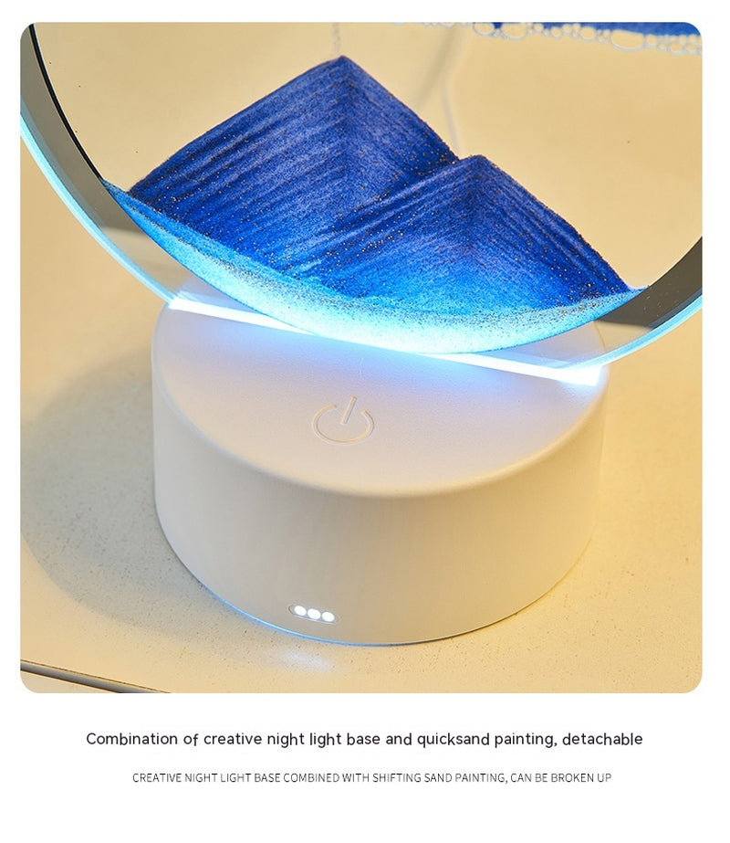 Elegant Quicksand Decorative Lamp for Unique Gifting
