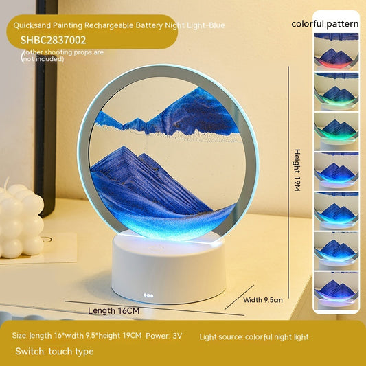 Elegant Quicksand Decorative Lamp for Unique Gifting
