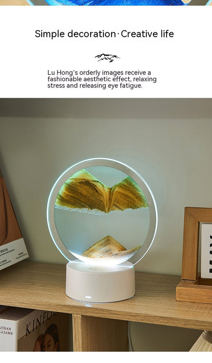 Elegant Quicksand Decorative Lamp for Unique Gifting