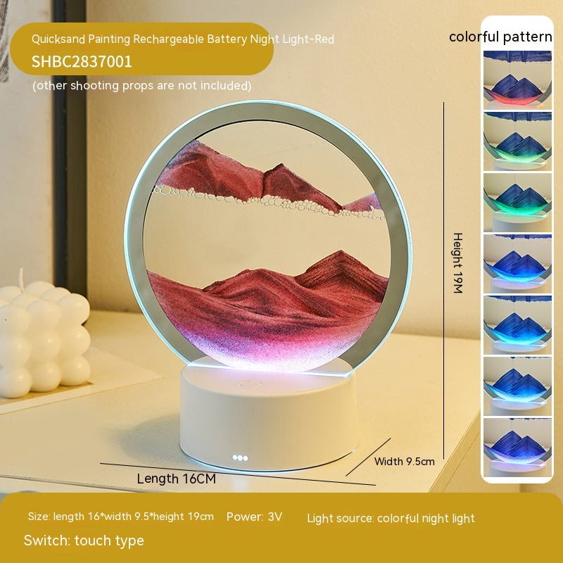 Elegant Quicksand Decorative Lamp for Unique Gifting