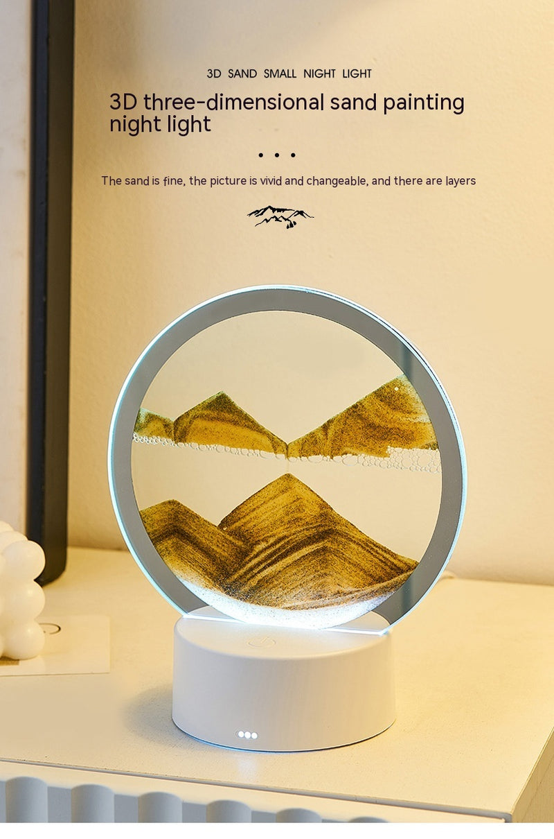 Elegant Quicksand Decorative Lamp for Unique Gifting