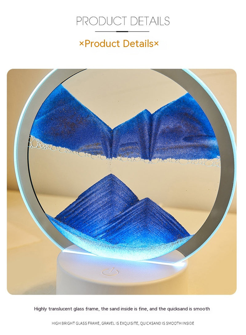 Elegant Quicksand Decorative Lamp for Unique Gifting