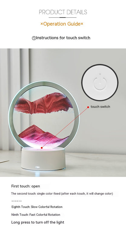 Elegant Quicksand Decorative Lamp for Unique Gifting
