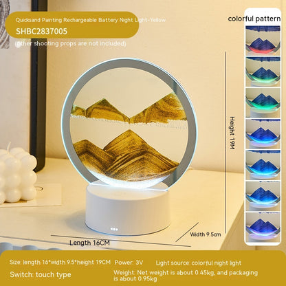 Elegant Quicksand Decorative Lamp for Unique Gifting