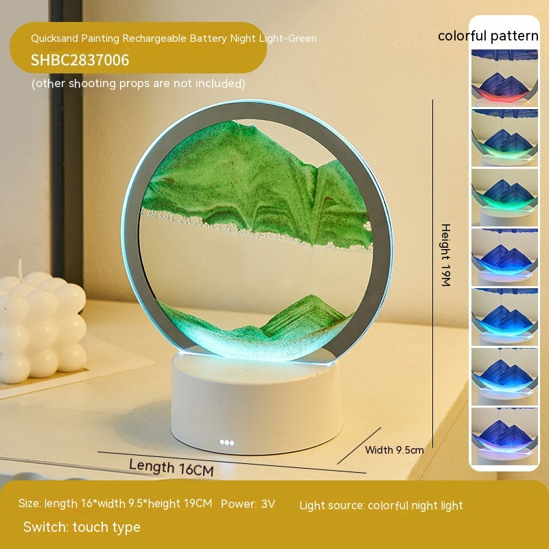 Elegant Quicksand Decorative Lamp for Unique Gifting